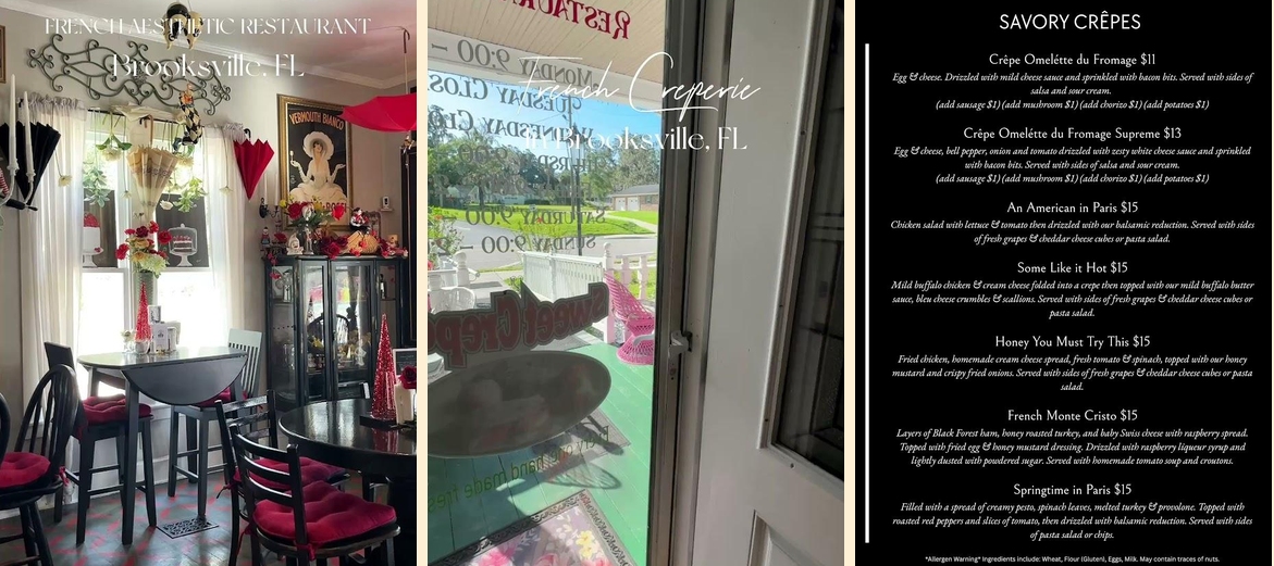 The Lazy Maid Creperie Brooksville