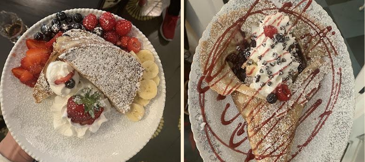 The Lazy Maid Creperie Menu