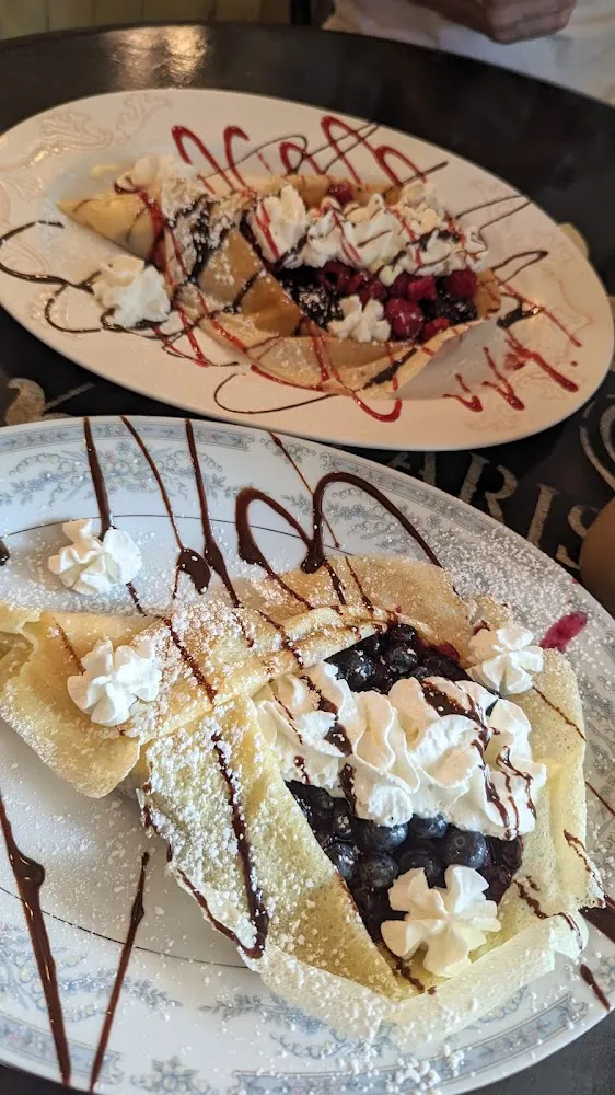 Blue My Mind and Raspberry Beret